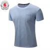 Fredd Marshall Camisetas Homens Verão Tops Costas Brancas Slim Fit Manga Curta Em Branco Camiseta Algodão Casual Homens Roupa Eusize 704 210527