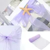 Bow Details Chair Covers 2021 Romantic Chic Wedding Supplies Elegant Glamorous Fashion 31 colors 18*275CM Chairs Sashes