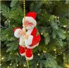 Elektrische Santa Claus Muziekinstrument Kerst Ornamenten Hotel Shopping Mall Kerstversieringen Kinderen Geschenken W-00949