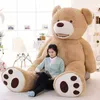 1M13M16M2M26MAmerican oso grande muñeco de peluche oso de peluche gigante jugando con muñeca abrazo panda niña regalo del día piel H08245704170