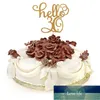 Hallo 21 30 40 50 60 jaar oude Cupcake Toppers taart decoratie kaart hoge kwaliteit verkoop