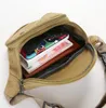 Moda Canvas Waistbag Unisex Bum Torba Fanny Pack Festiwal Pieniądze Talii Wouch Travel Belt Wakacyjny Portfel Torby Telefon komórkowy