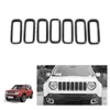 Malha Grill Inserir Front Grilles Decoração Capa para Jeep Renegade 2016-2018 Auto Acessórios Exteriores