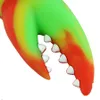 3.7 '' Lobster Claw tuyau fumant tuyaux brûleur à mazout tuyau en silicone porte-cigarette pour herbe sèche