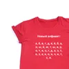Ryska Alfabetet Skriv ut T-shirt Kvinnlig T-shirt Inskriptioner Ryssland harajuku Estetiska 90-talet Kvinnor Sommar Streetwear Toppar Tees