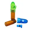 Snuff Bullet Kutusu Dispenser Snuffer 67mm / 82mm Yükseklik Akrilik Cam Snerter Roket Snuff Şişe Snuff Snerter Sniffer Dispenser Ekran