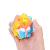 3D Fidget giocattoli spingere bolla palla gioco sensoriale giocattolo pupazzo di neve natale per l'autismo bisogni speciali adhd squishy stress stress reliver kid divertente anti-stress A48