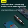 Baseus 120W USB Szybki ładowanie QC PD 4.0 3.0 Szybka ładowarka Adapter w zapalniczce samochodowej Zapalniczki do iPhone 12 Xiaomi