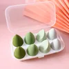 8pcs Women Make Up Accessories Makeup Blender Cosmetic Puff Make-up Sponges Foundation Powder Purple Sponge Beauty Tool Concealer