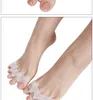 Shoe Parts Correcting Band for Hallux Valgus Five Toe Toe Separator Silicone Overlapping Separation Brace Holes