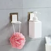 tenedor de la botella de jabón montado en la pared