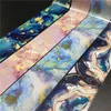 1Roll 100M Gilt Marble Foils Nail Paper Art Transfer Sticker Slide Decal Stone Nails Accessories Stickers Decals7182018