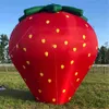 Balão de publicidade promocional de morango inflável de brinquedo modelo de frutas personalizado com impressão base Oxford à venda