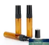 Flacon vaporisateur ambre 3ml 5ml 10ml, atomiseur vide, bouteille d'échantillon de Parfum, récipient cosmétique d'huile essentielle, 50 pièces/lot