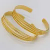 Adixyn Dubai Gold Bangles para mulheres / meninas cor de ouro / pulseira na moda de cobre jóias africano / etíope partido / presentes de aniversário q0717