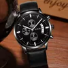 Top Luxus Marke LIGE Männer Sport Uhren männer Quarz Datum Uhr Mann Leder Armee Militär Armbanduhr Relogio Masculino 210527