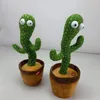 Stuffed plant Music Simulation soft Plush Doll 120 English Songs Dance cactus Toys M3469-1