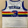 Mitchell Ness hechtte heren basketbal 1990-00 Retro Allen 3 Iverson 1999-00 1996-97 1997-98 2006-07 Black Blue Whit
