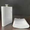 8oz Blank Sublimation Flask Portable 304 Stainless Steel Hip Flask Flagon Whisky Wine Alcohol Bottle VT1930
