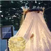 Saiten LED Outdoor Solar String Fairy Lights 10m 20 m 8 Modi Blitzlampe 100/200leds wasserdicht für Weihnachtskarten Dekoriert