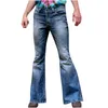 Men's Jeans Mens Big Flared BootCut Leg Trousers Loose Male Designer Classic Denim Bell Bottom For Men Hosen Herren