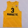 Marquette Golden Eagles Basketball Jersey NCAA College Kam Jones Prosper Oso Ighodaro Tyler Kolek David Joplin Stevie Mitchell Butler Crowder Wade Howard