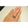 1CT Set S Marquise Cut Diamond Toll Platinum 950 Кольцо Белое Золото Объединение Ювелирные Изделия