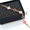 Fashion Diamond Inlaid Little Happins Flower Bracelet Thin Gold Plated Korean Girl Jewelry Bracelet1808416