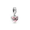 Arrivo genuino 925 sterling silver Mother039s Day Series appeso perline clip di fissaggio perline fai da te adatto braccialetto di fascino originale Fash6620563