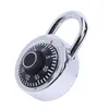 Zinc alloy lock Hardened Steel Shackle Dial Combination Luggage Locker turntable passwords padlock gym closet safe RRF12044
