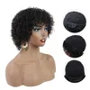 Brasilianische Jerry Curl Kurze Echthaarperücken Remy Pixie Cut Perücke BlackBlonde Afro Curly Für Frauen Lace6915129