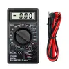 MultiMeters DT-830B LCD Digital Multimeter AC DC Voltmeter Ohmmeter Ammeter Ammeter Handheld مع خيوط اختبار 2pcs