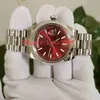 Najwyższej jakości BP Maker męskie zegarki na rękę 40mm 118239 czerwone wino ze stali nierdzewnej 2813 ruch mechaniczne automatyczne męskie zegarki zegarki z oryginalnym pudełkiem papiery