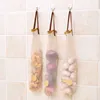 Vegetable Fruits Hanging Storage Bag Home Hollow Out Breathable Multifunction Vegetables Bags Reusable Eco-Friendly Sack BH5026 TYJ