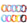 Fidget Speelgoed Sensory Kerst Rainbow Tie Dye Polsband Decompressie Speelgoed Push Bubble Anti Stress Educatief Kinderen Volwassenen Gfit Verrassing Groothandel in voorraad