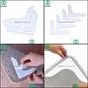 Aessories Bath Home Gardeth Mats 4/8pcs L-образный ковер без скольжения наклейка PU Mater Fixer Tape