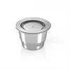 Reusable Stainless Steel Nespresso Refillable Capsule 2 In 1 Usage Recargables Essenza Mini Pixie Inissa Coffee Filter Drippers 210712