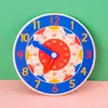 Dzieci Montessori Drewniane Zegar Zabawki Godziny Minute Drugie Poznawcze Kolorowe Zegary Dla Dzieci Wczesne Preschool Nauczanie AIDS
