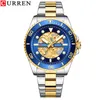 deenu1-New montre pour hommes Karion 8412 Quartz bracelet en acier inoxydable décontracté mode lumineux étanche