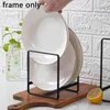 Kitchen Storage & Organization Pot Rack Cover Plate Free Punching Dish Drying Organizer