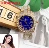 Hohe Qualität Mode Herren Womens Watch 40mm große Diamanten Lünette Saphir Damen Kleid Uhren Edelstahl Armband Wasserdichte Armbanduhr Uhr Tischtisch