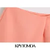 Kobiety Chic Moda Biuro Nosić Asymetryczny Wrap Mini Spodenki Spódnica Vintage Wysoka Talia Strona Zipper Kobieta Skort Mujer 210416