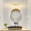 Wall Lamps Modern Led Wood Mirror Light Arandela Luminaire Lampada Camera Bedroom