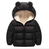 Baby meisjes jas herfst winter voor jas kinderen warme capuchon bovenkleding jongens kinderkleding 211203