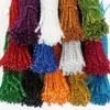 100pcs 30cm Glitter Chenille Tige Nettoyeurs de tuyaux enfants Jouets éducatifs Colorful Pipe Nettoyant Toys Fournitures artisanales à la main