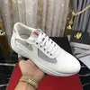 Herrenmode Freizeitschuhe America's Cup Design Sneakers Lackleder und Nylon Luxy Sneakers Herrenschuh mkjk000002