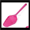 Cooking Utensils Kitchen, Dining Bar Home & Garden Drop Delivery 2021 Plastic Shovels Vegetable Scoop Nylon Spoon Large Colander Soup Filter