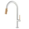 Alle Koper Multi Functie Universele Keukenkraan Trek Water Mixer Tap Single Handle 360 ​​Rotatie Douchekranen