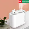 3000ml USB air Humidifier Large Capacity Double Nozzle Ultrasonic Cool Humidificador Aroma Diffuser for Home Mist Maker Fogger 210724