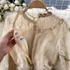 Swobodne sukienki Singreiny Wysokiej jakości francuskie sukienki Kobiety elegancka moda słodka impreza liniowa jesień koreańskie streetwear krótki